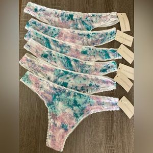 On Gossamer thongs bundle of 6 NWT